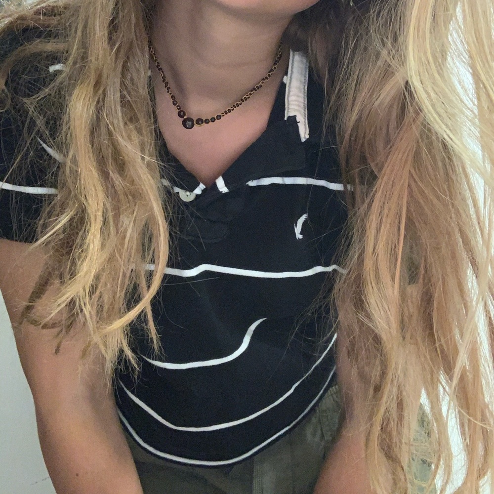 American eagle vintage collared tee
